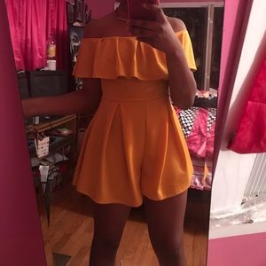 Yellow romper